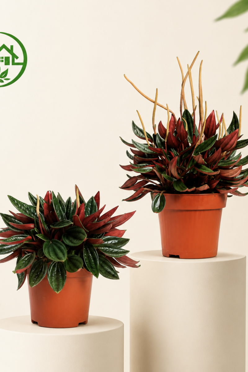 Peperomia Caperata Santorini
