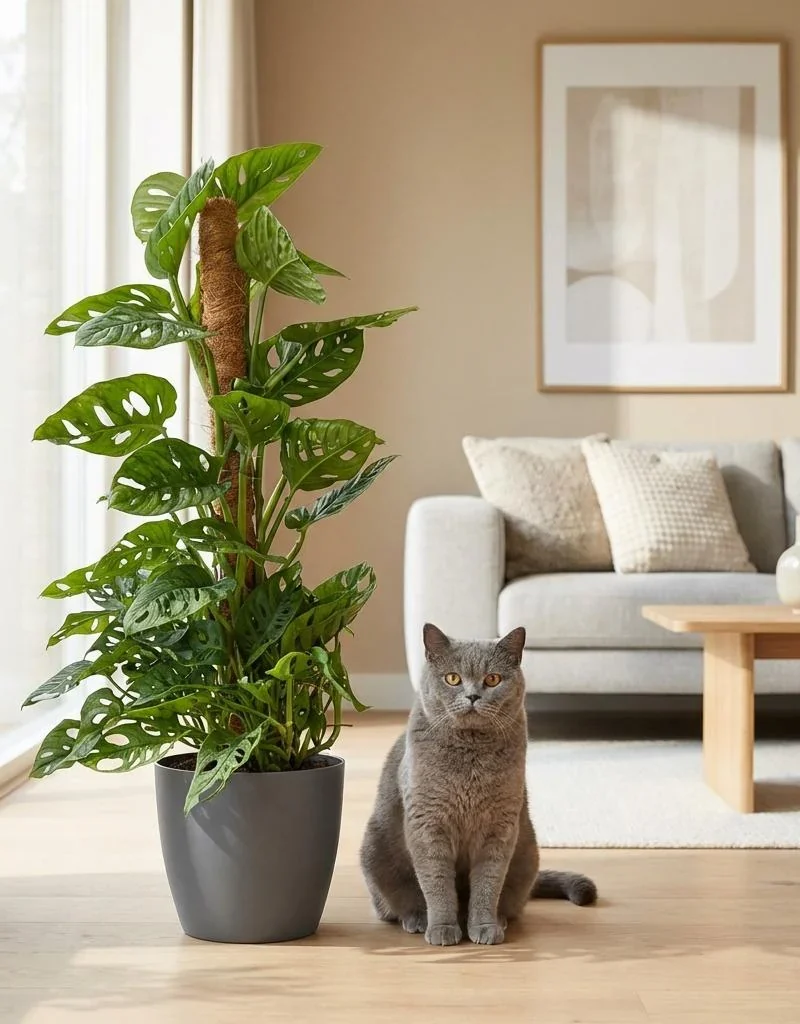 Monstera Monkey Mask Moss Stick