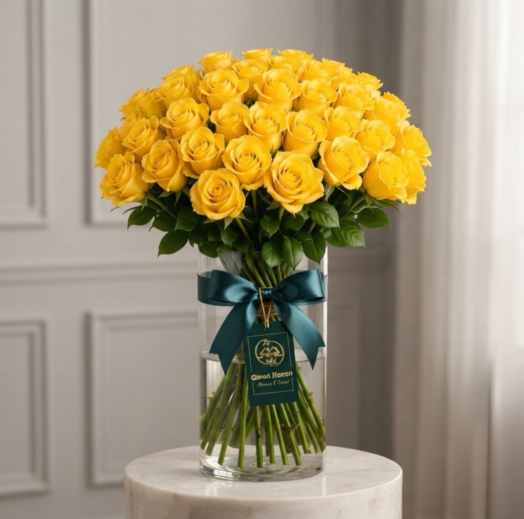 20 Pieces Yellow Rose