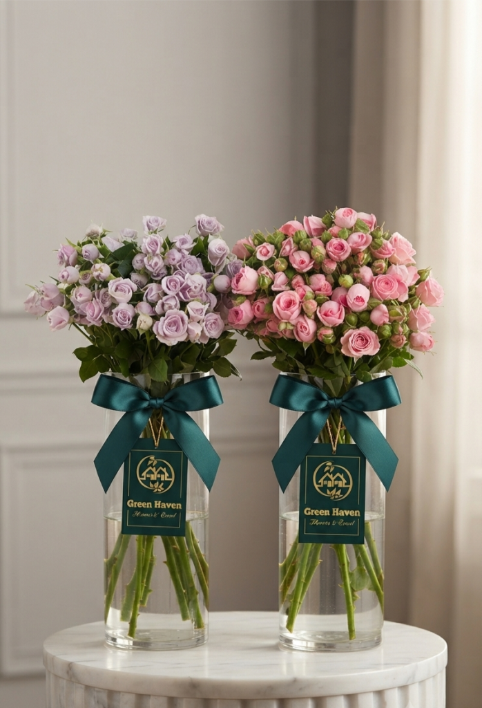 Pink & Purple Baby Rose