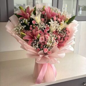 Pink lily Love