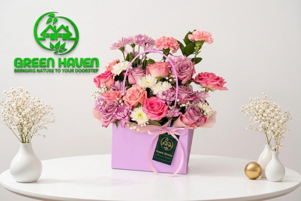 Pinky Bloom Bag