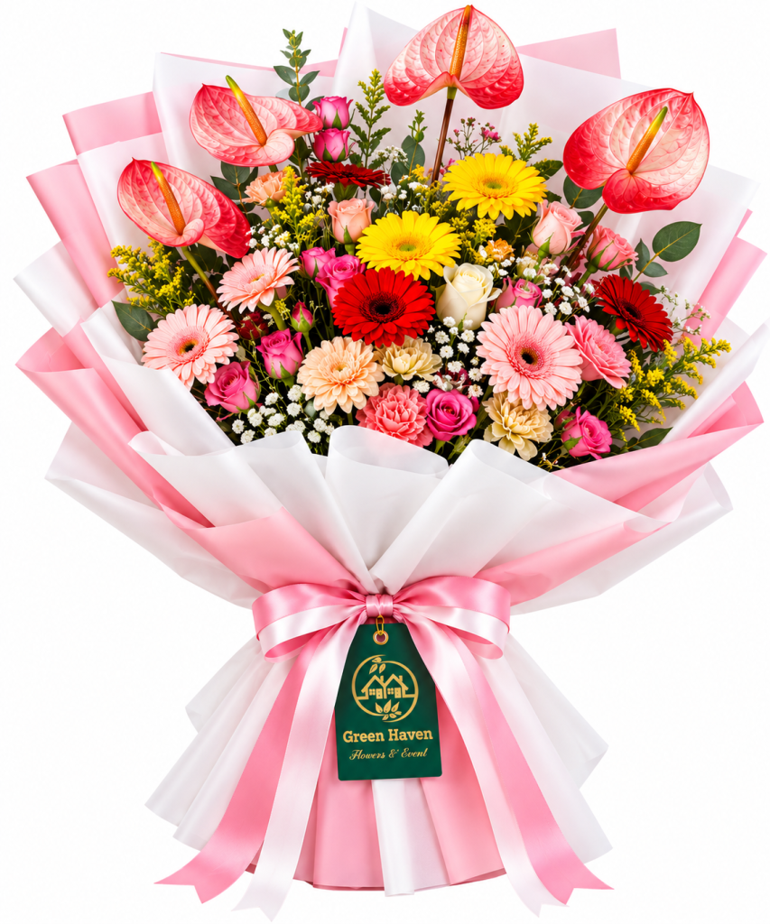 Tropical Rainbow Luxury Bouque