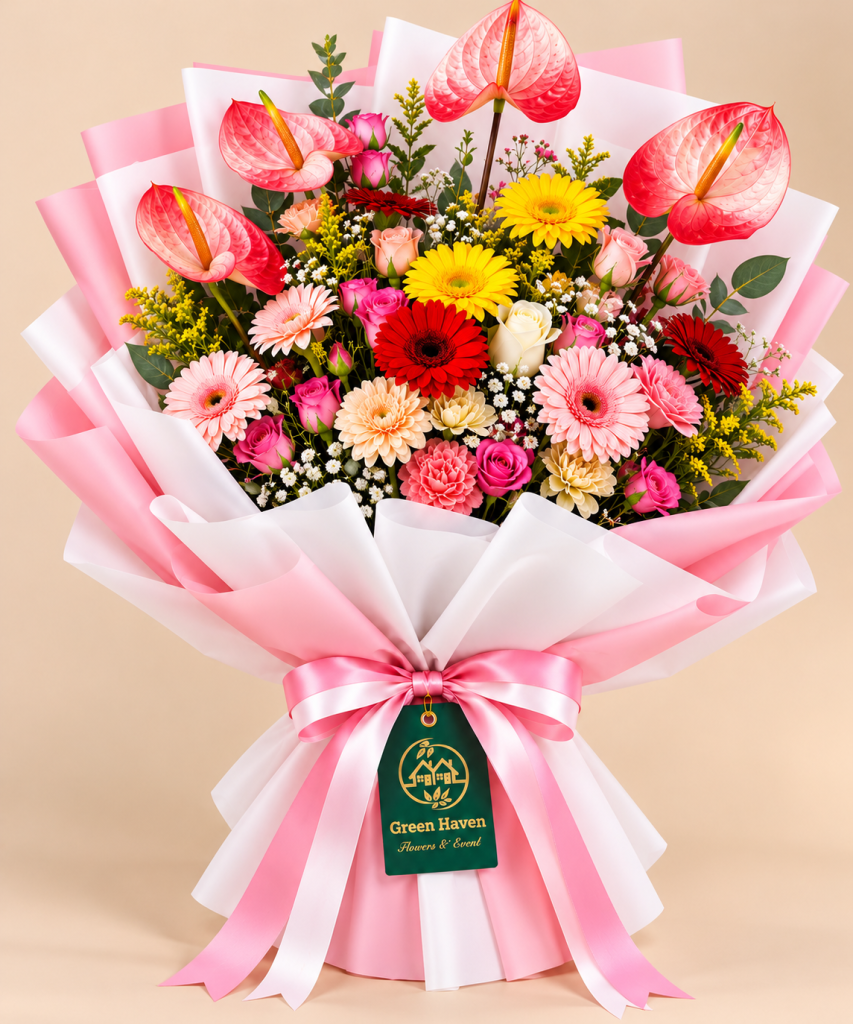 Tropical Rainbow Luxury Bouque