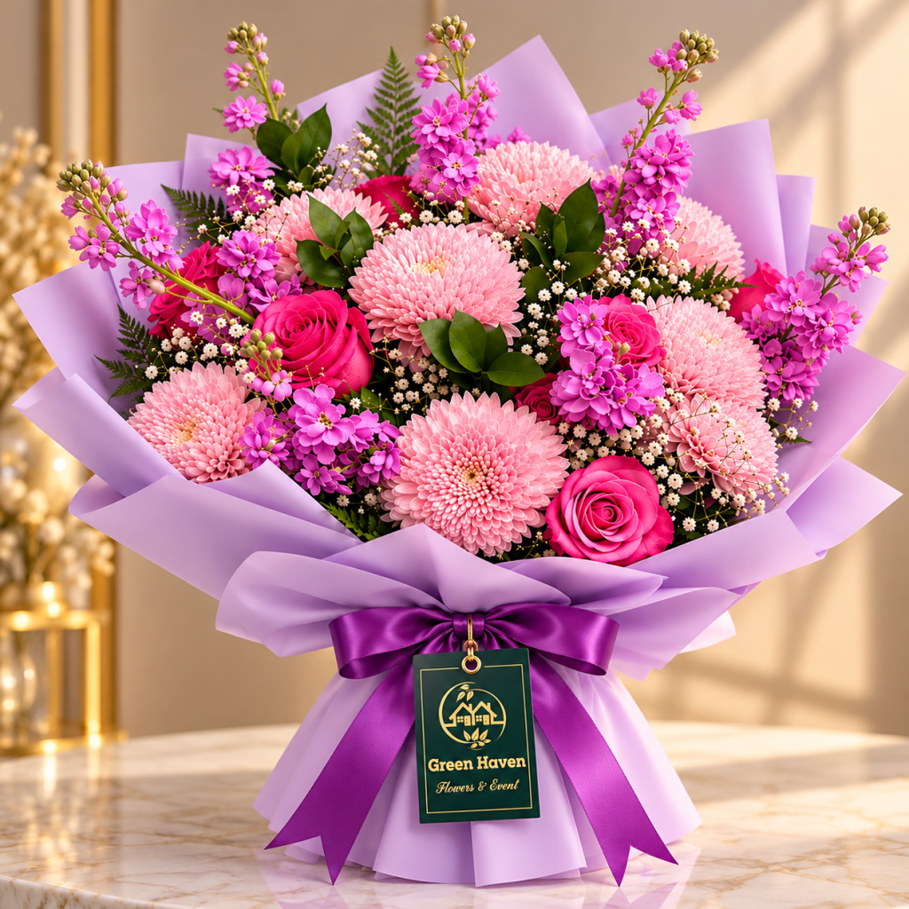 Lavender Pink Bliss Bouquet