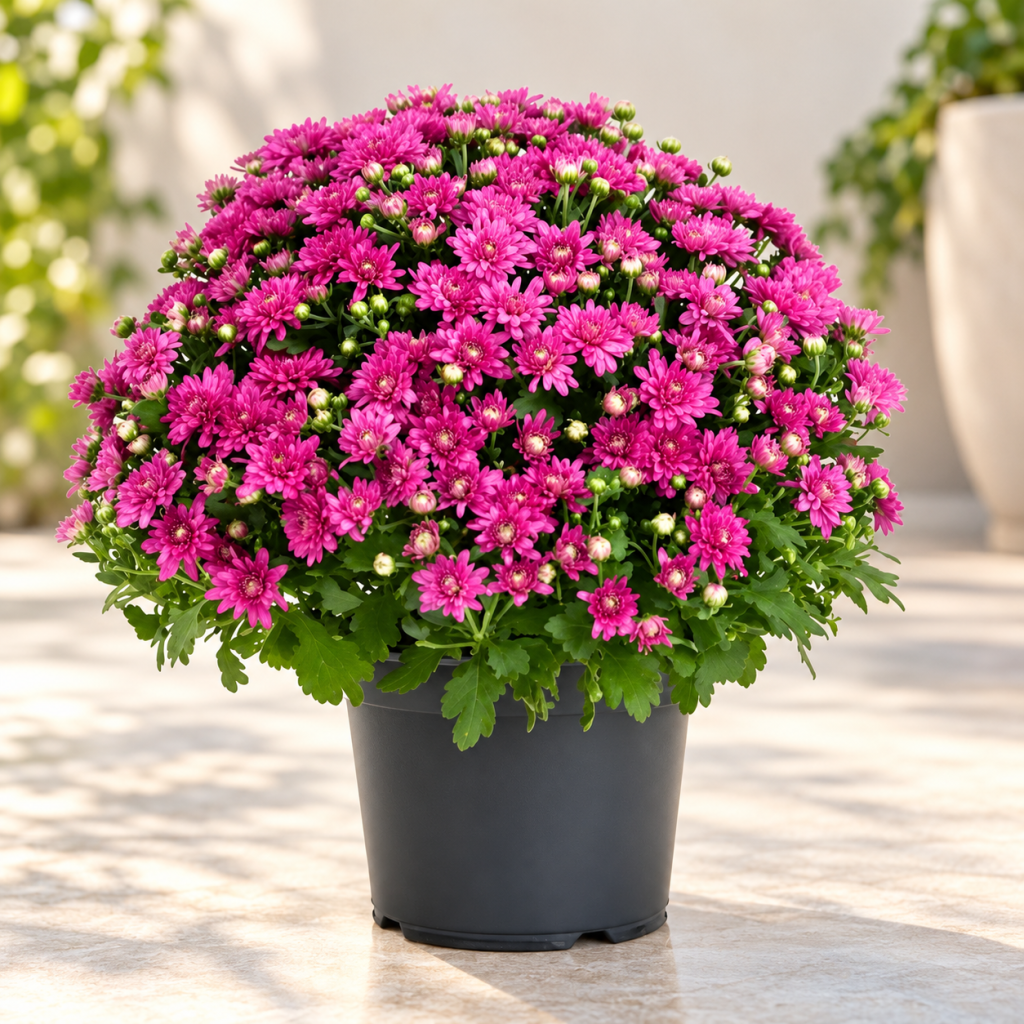 Pink Chrysanthemum (Garden Mum)