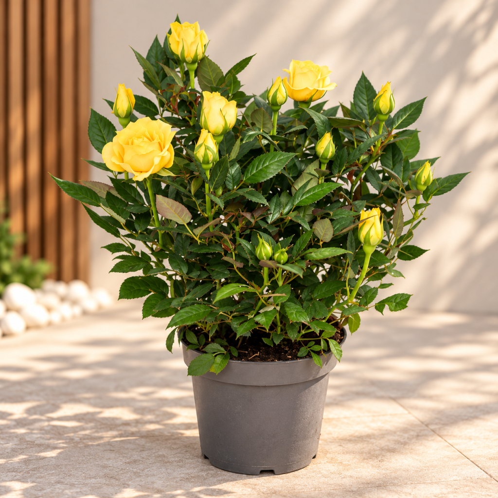 Yellow Rose Flowering Plant