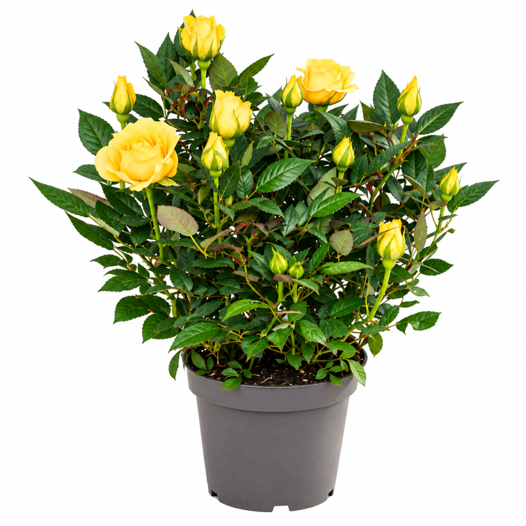 Yellow Rose Flowering Plant