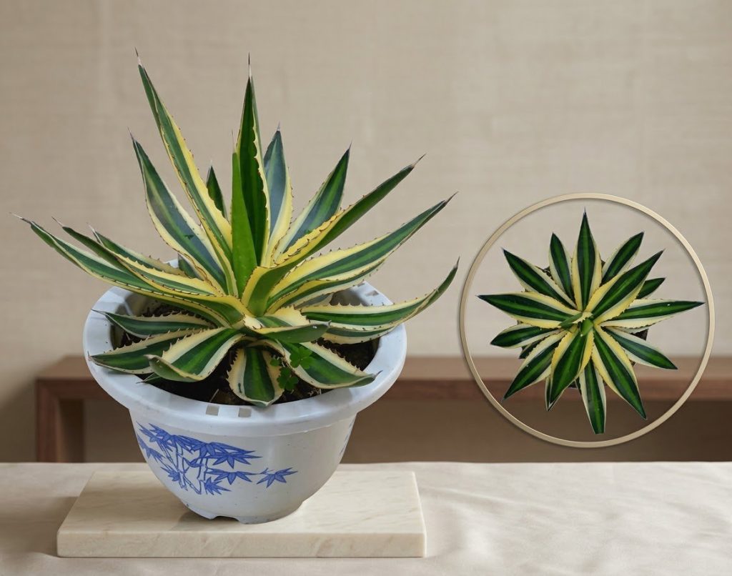 Variegated Agave