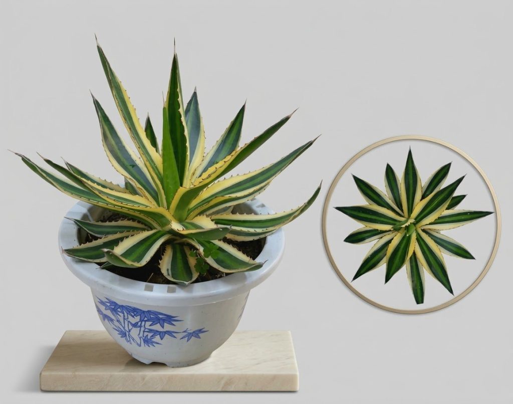 Variegated Agave