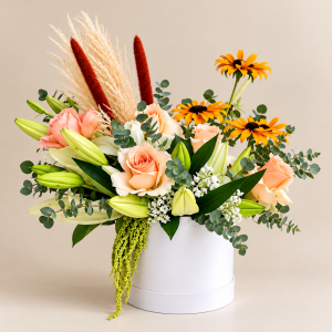Golden Sunshine Luxury Flower Box