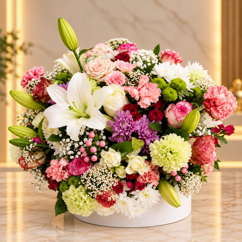 Royal Lily Garden Luxury Flower Box