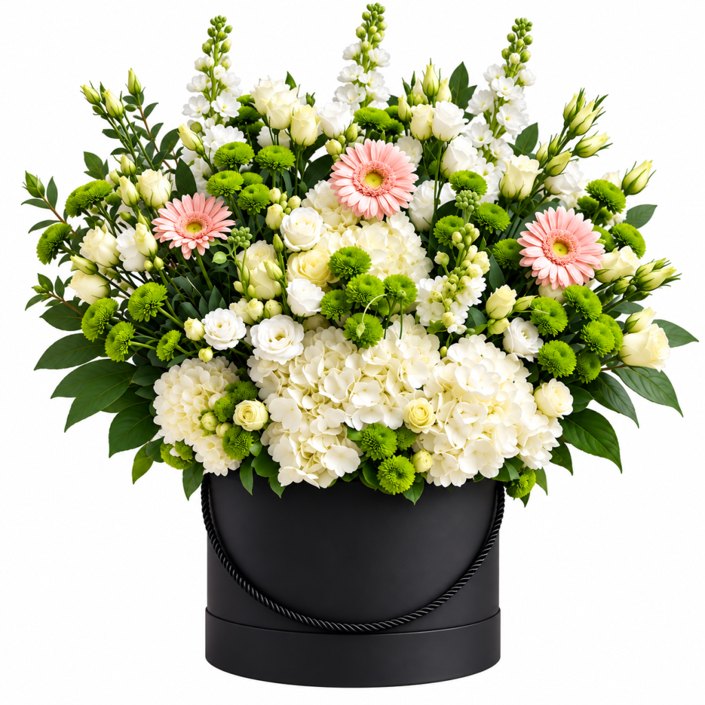 White Harmony Luxury Flower Box