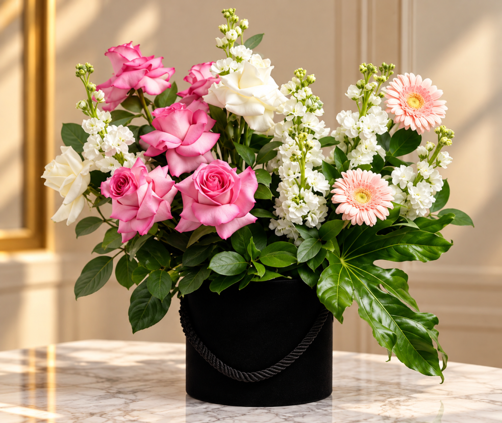 Pink Grace Luxury Flower Box