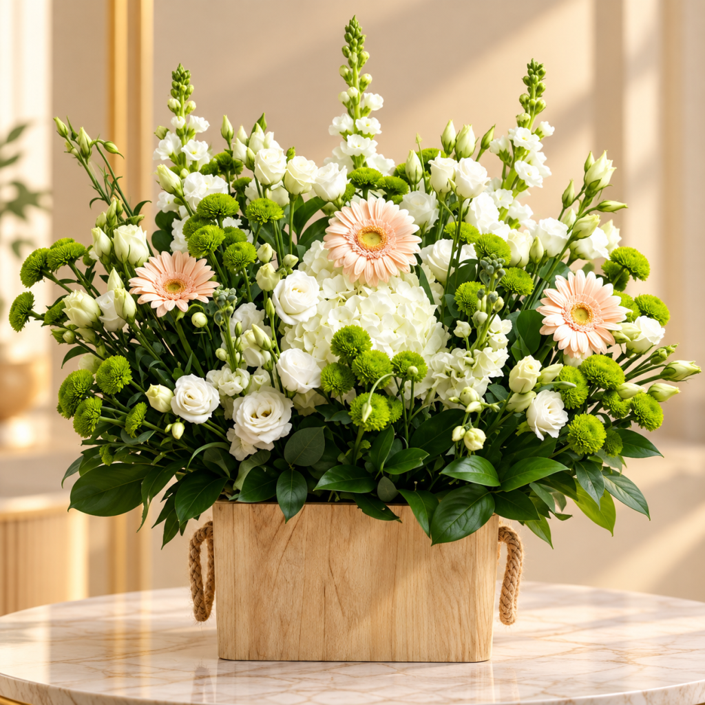 Pure Harmony Luxury Flower Basket