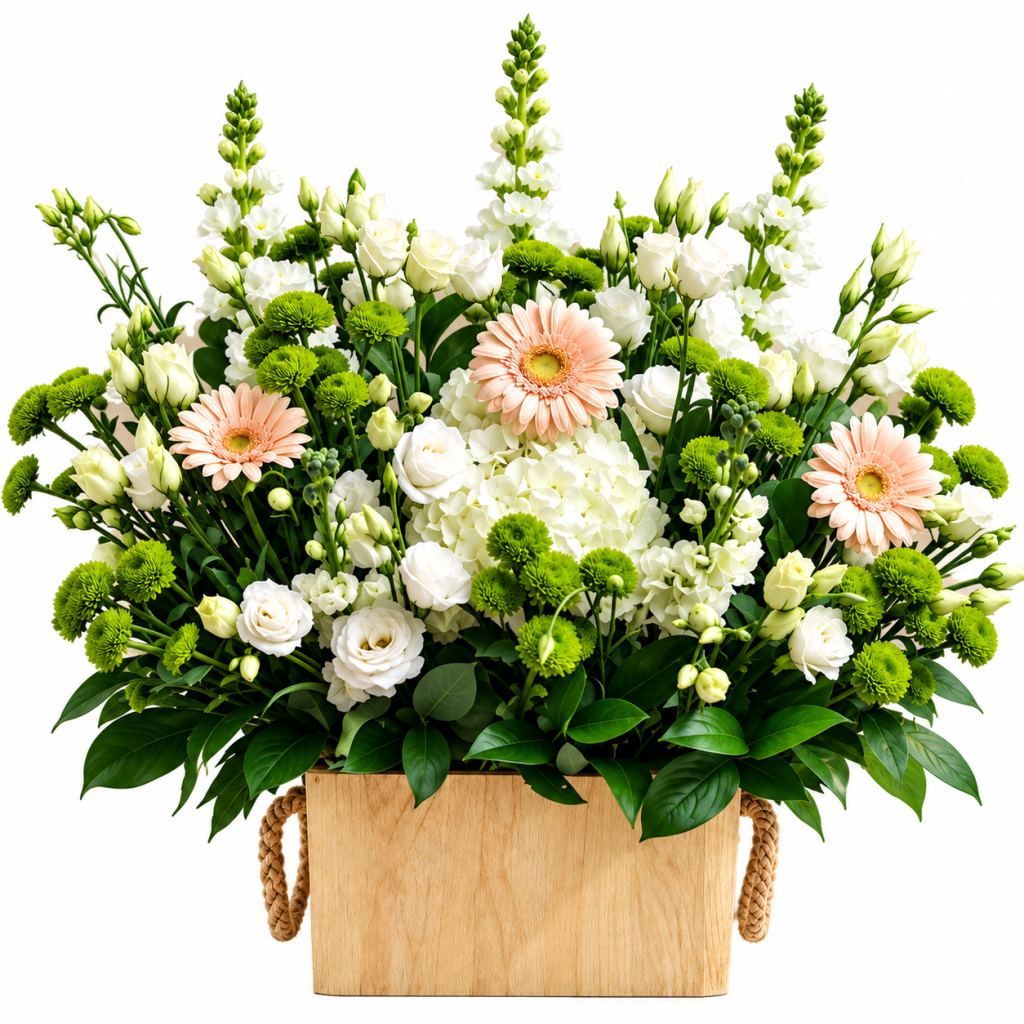 Pure Harmony Luxury Flower Basket