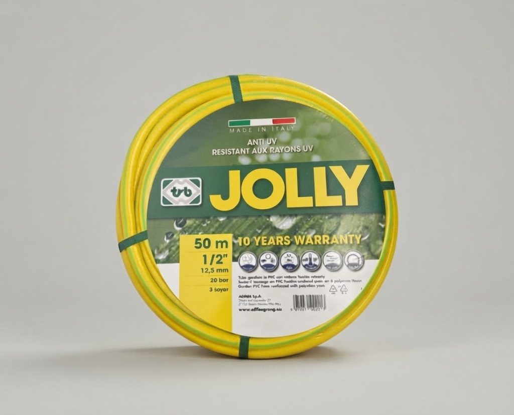 Jolly Garden Hose Half-Inch By 50 Meters Roll