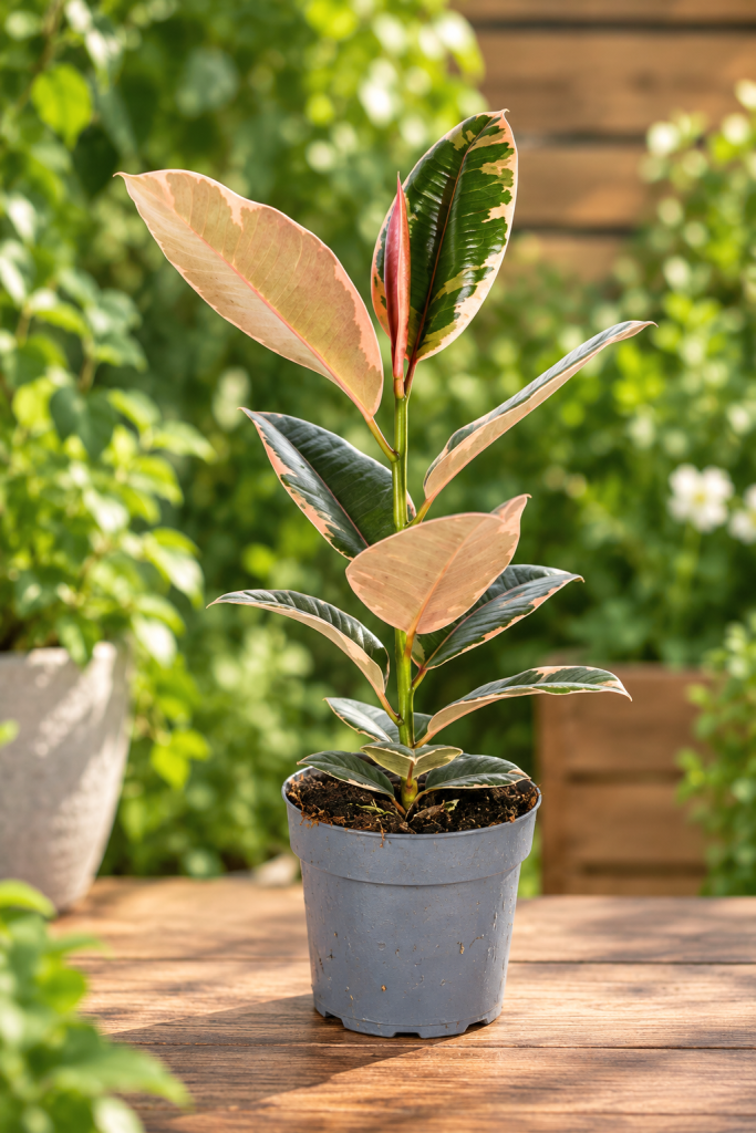 Rubber Plant/Ficus Elastica 'belize'