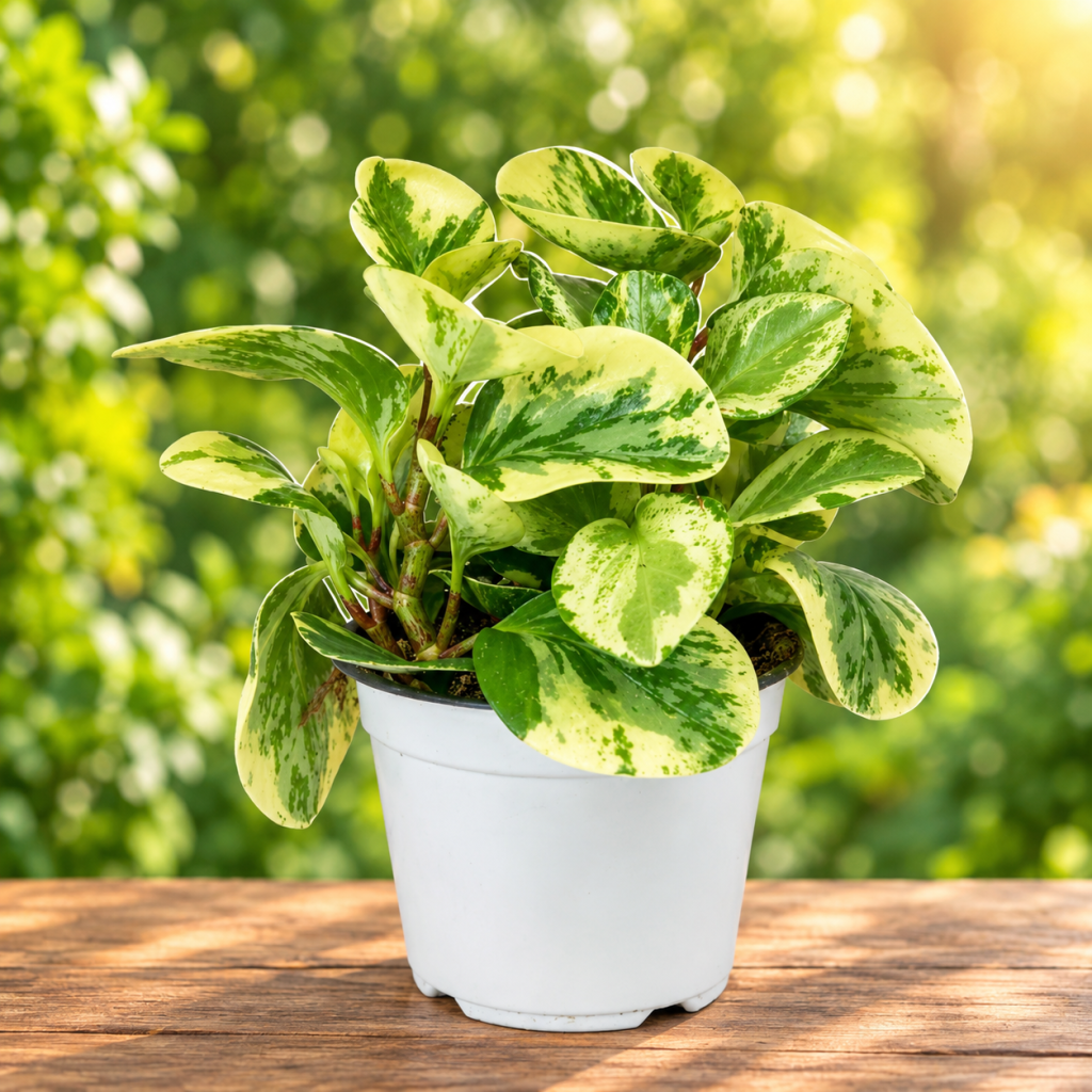 Peperomia obtusifolia Variegata