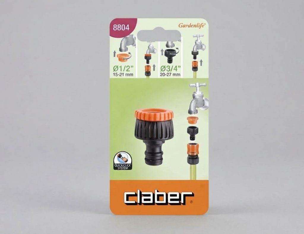 Multi Threaded Tap Connector 1/2-3/4, Code-8804