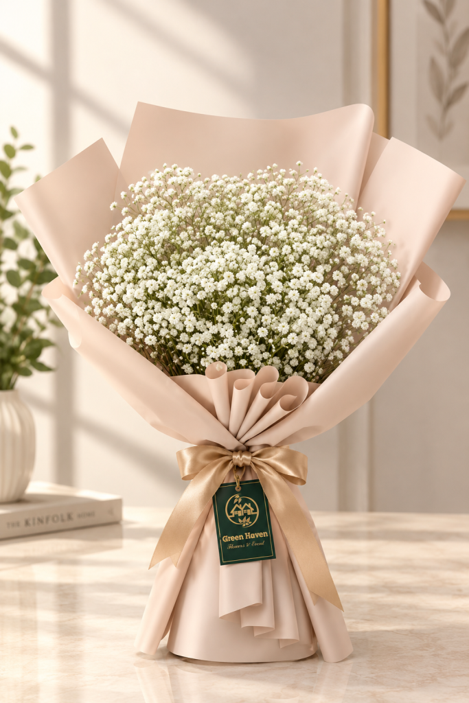 White Cloud Baby’s Breath Bouquet