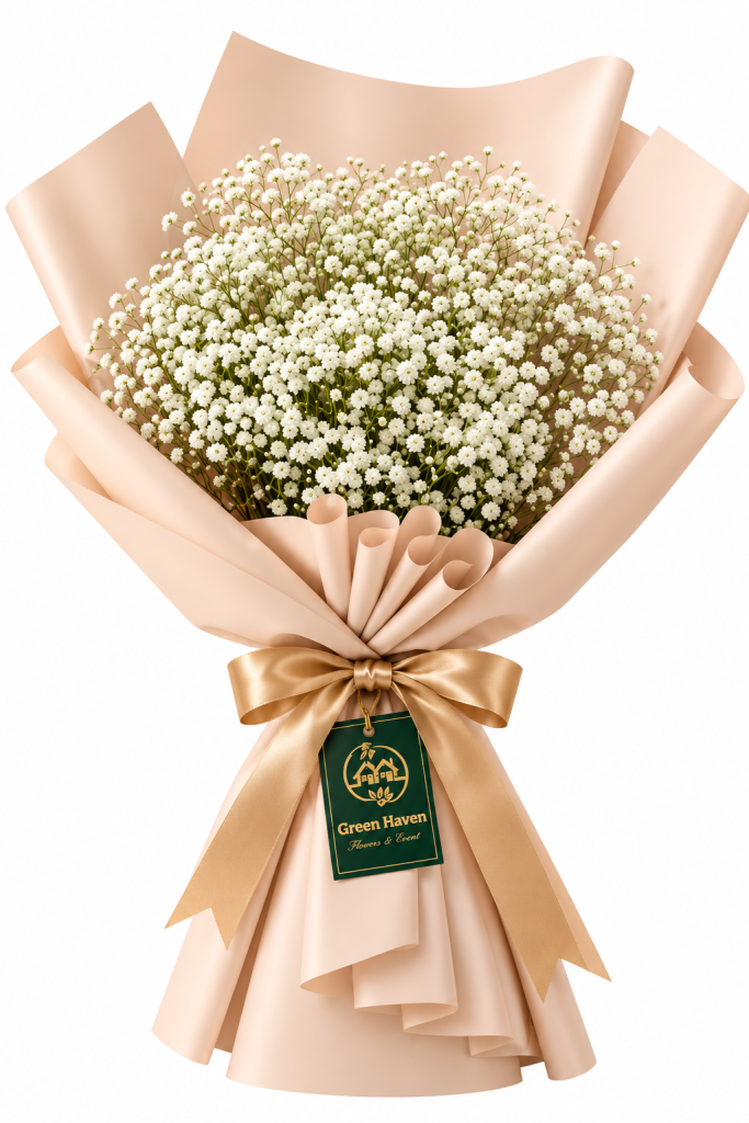 White Cloud Baby’s Breath Bouquet