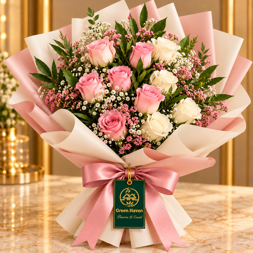 Blush Rose Elegance Bouquet