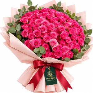 Grand Pink Rose Luxury Bouquet