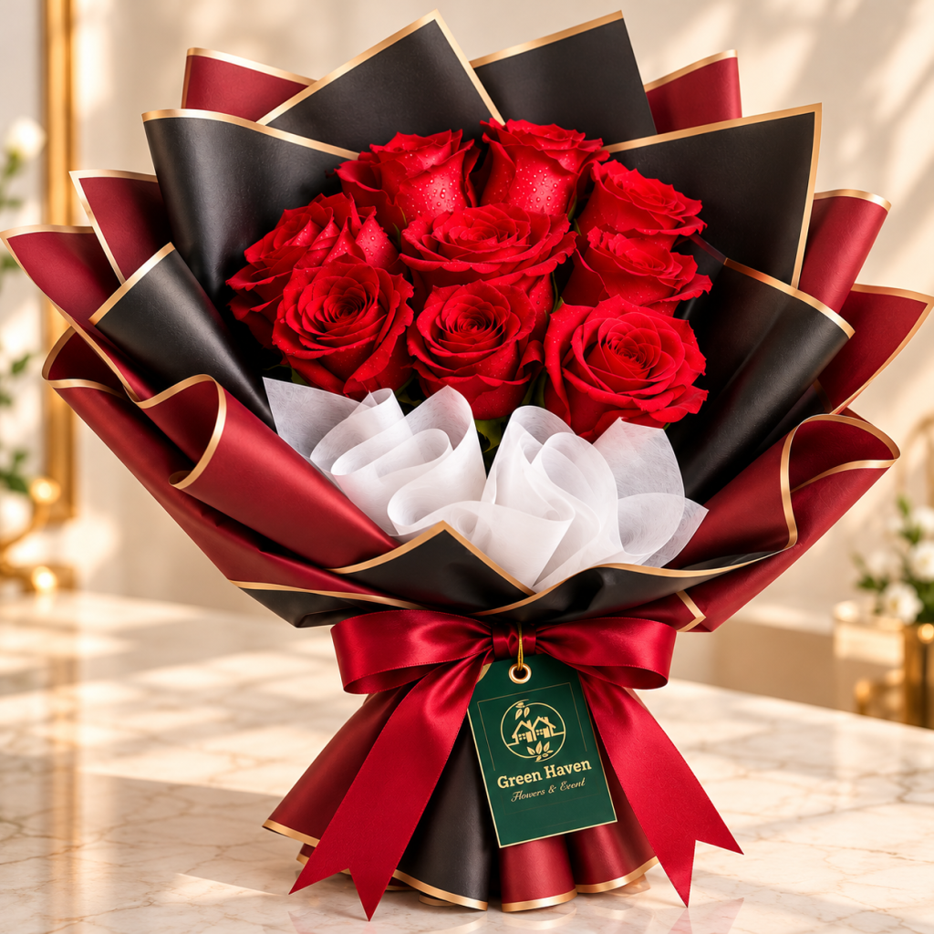 Royal Red Rose Luxury Bouquet
