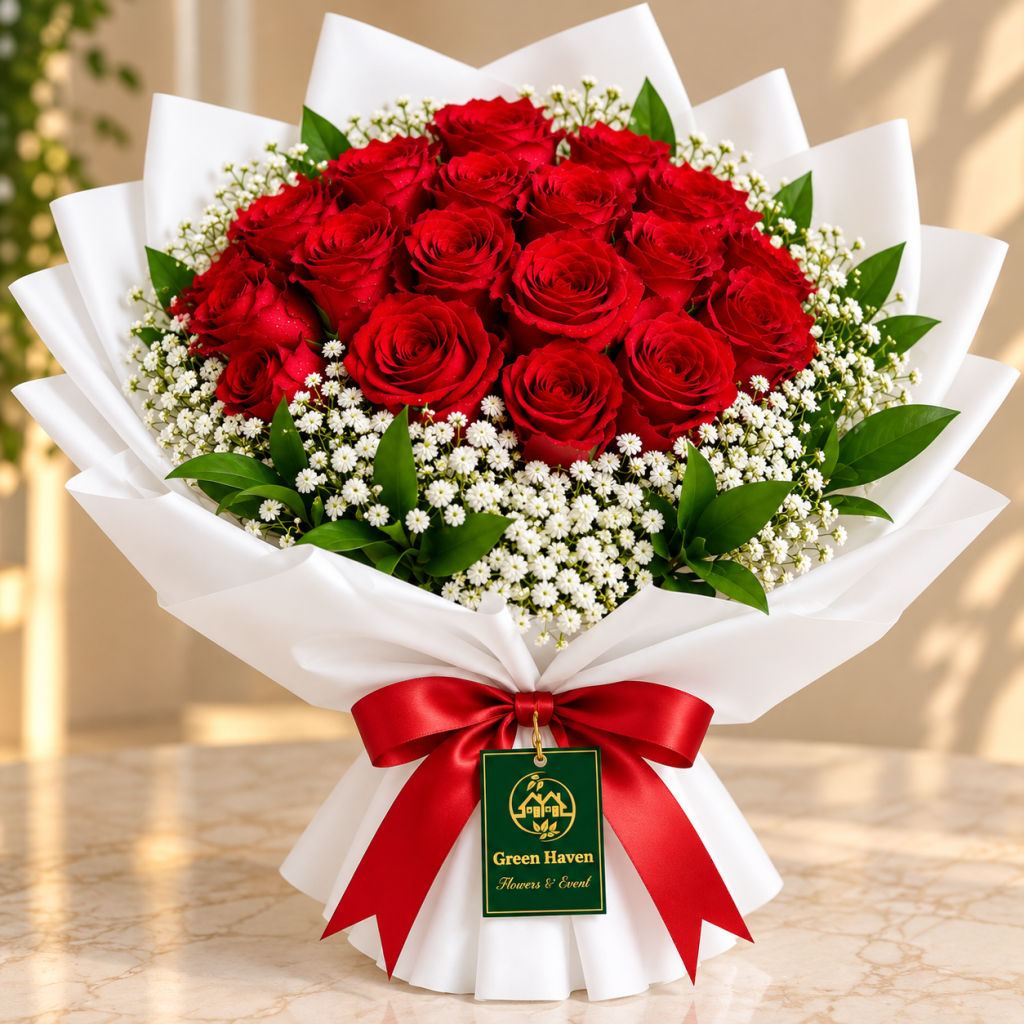 Grand Passion Red Rose Bouquet