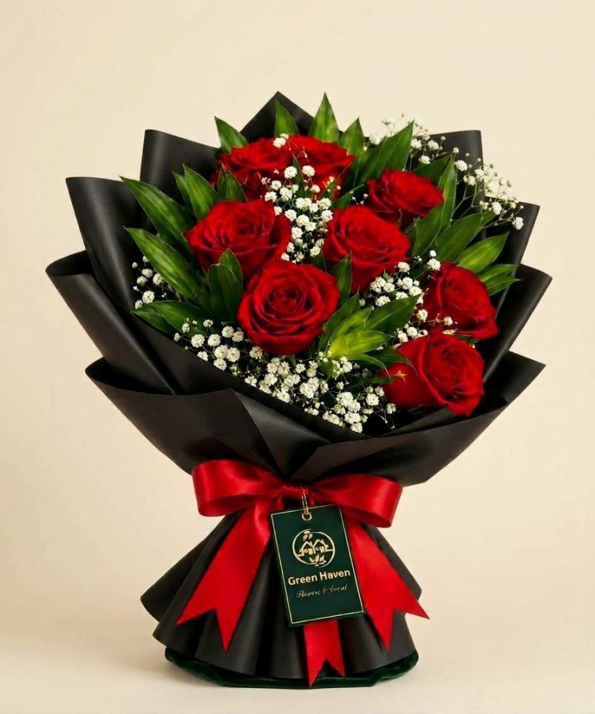 Classic Red Roses Bouquet