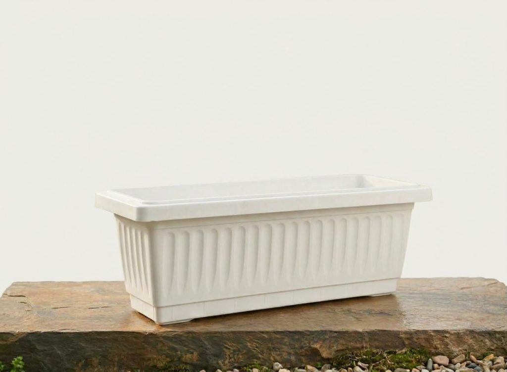 White Rectangle Small 445