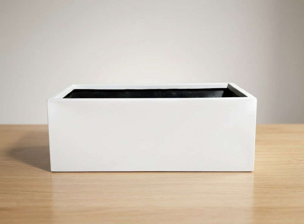 Fiber Pot White 142