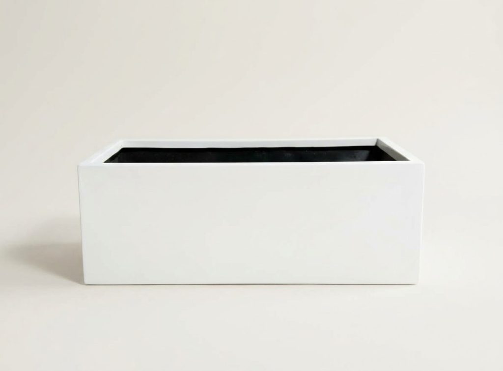 Fiber Pot White 142